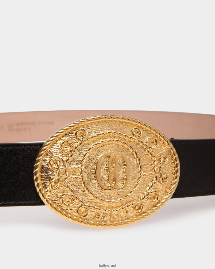 שָׁחוֹר Bally חגורת הרים 35 מ