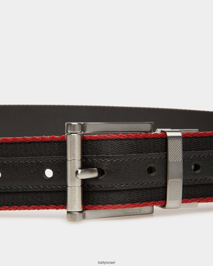 סַסגוֹנִיוּת Bally חגורה מבד ועור של טיילן 35 מ
