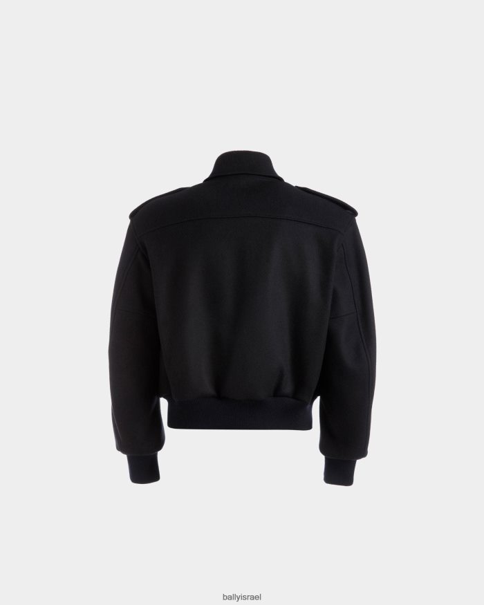 כְּחוֹל Bally ג'קט בומבר גברים הַלבָּשָׁה AS12D1017