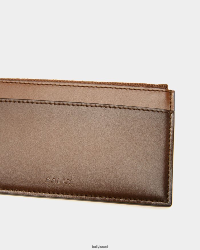 חום Bally עור בעל כרטיס מיוחד גברים אביזרים AS12D1025