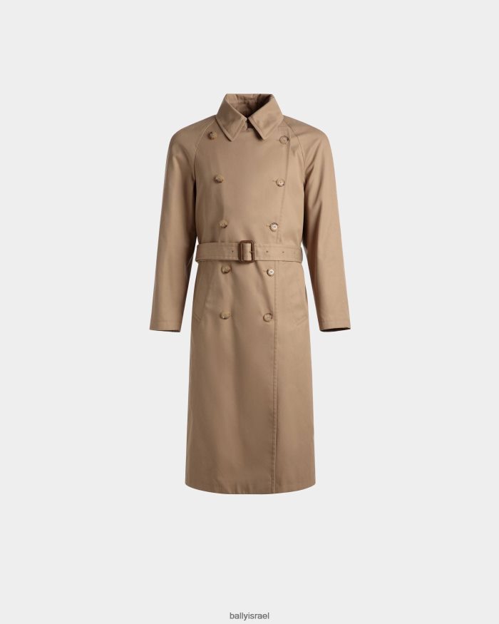 חום Bally כותנה מעיל גשם גברים הַלבָּשָׁה AS12D1045