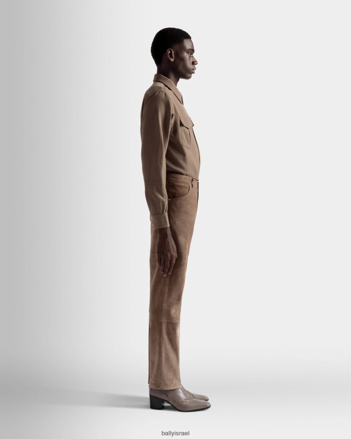 חום Bally מכנסיים ישרים גברים הַלבָּשָׁה AS12D1064