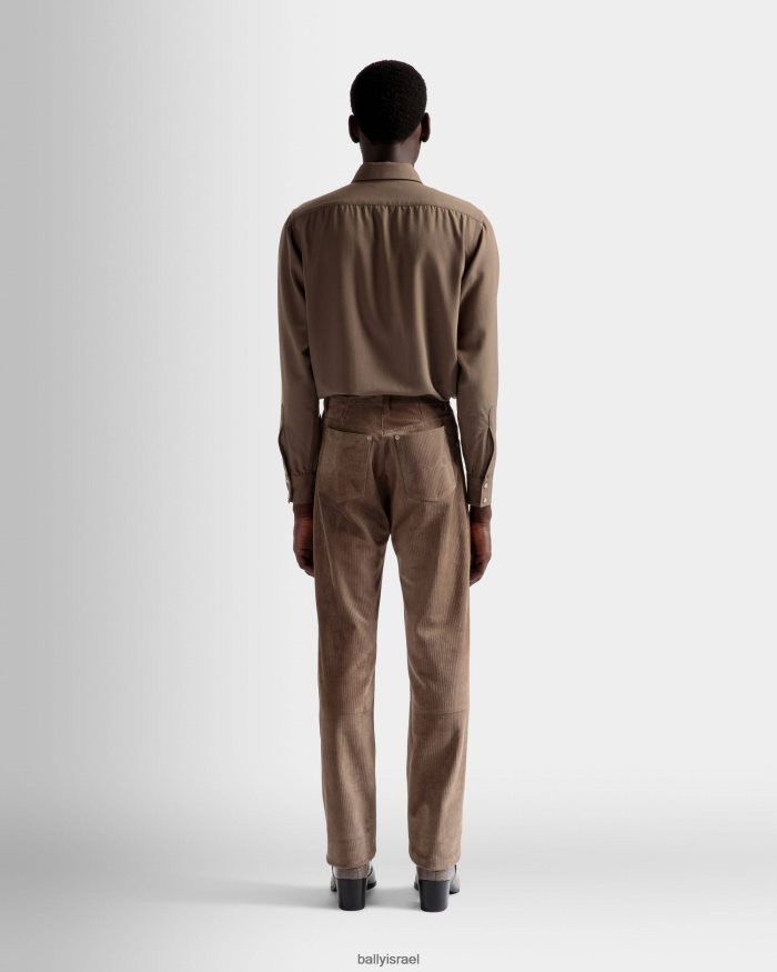 חום Bally מכנסיים ישרים גברים הַלבָּשָׁה AS12D1064