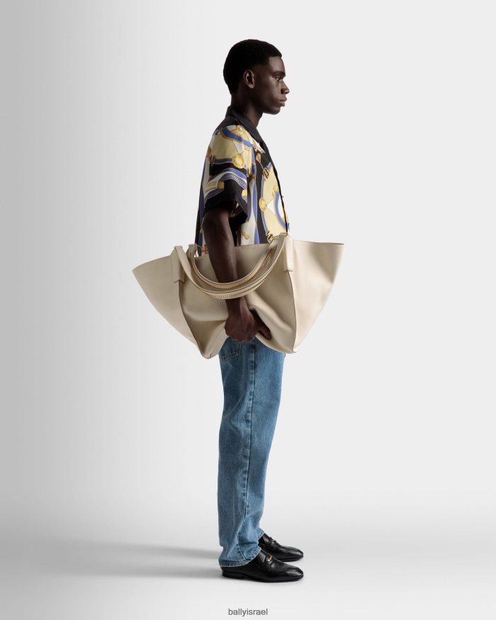 לבן Bally ארקל קונה גדול במיוחד גברים אביזרים AS12D1084