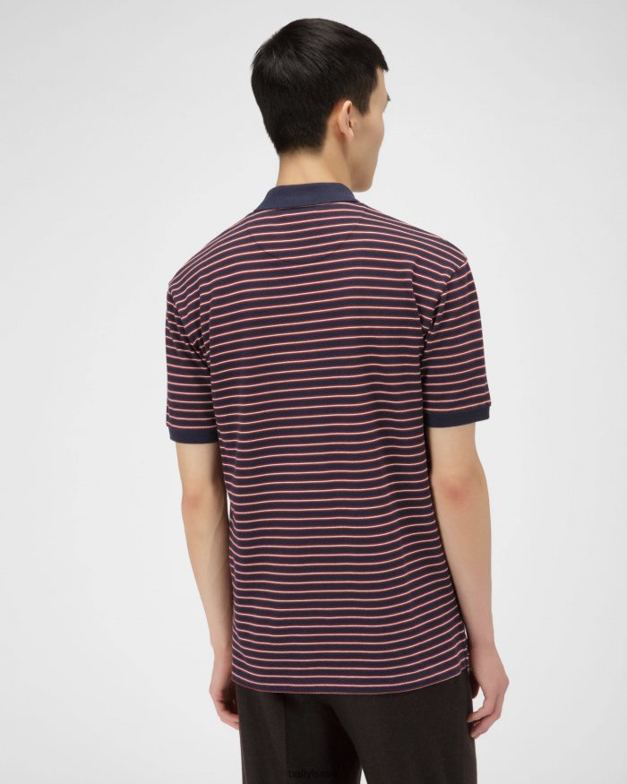 סַסגוֹנִיוּת Bally חולצת פולו כותנה גברים הַלבָּשָׁה AS12D1101