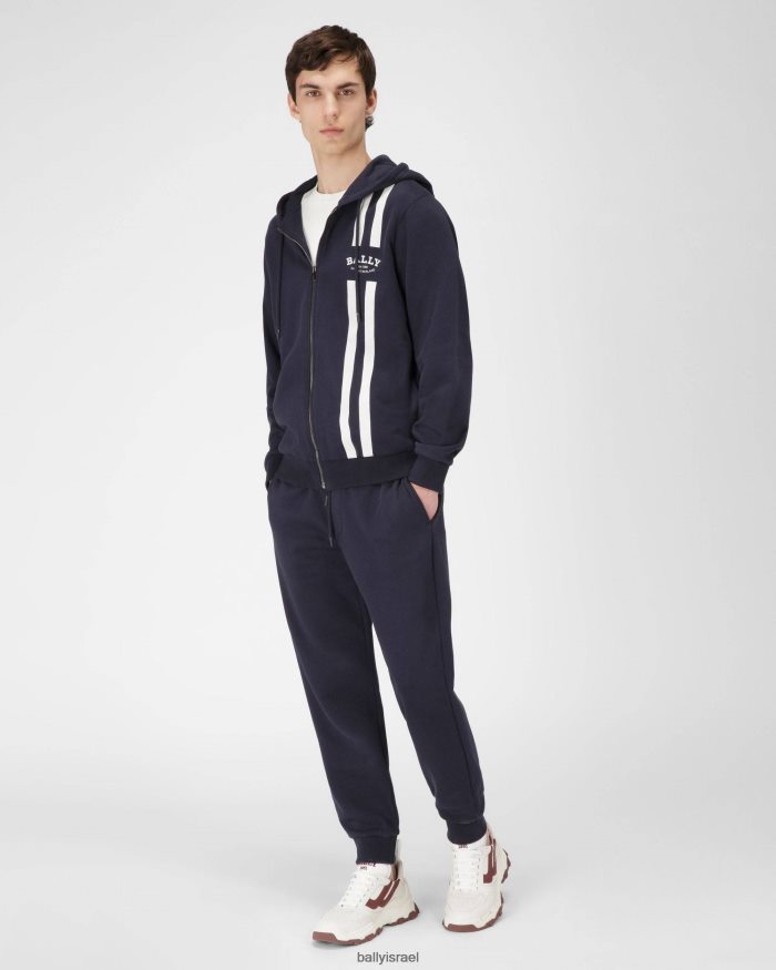 כְּחוֹל Bally סריגי כותנה מעורבים גברים הַלבָּשָׁה AS12D1105