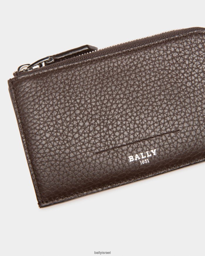 חום Bally מחזיק כרטיס מעור חריף גברים אביזרים AS12D1106