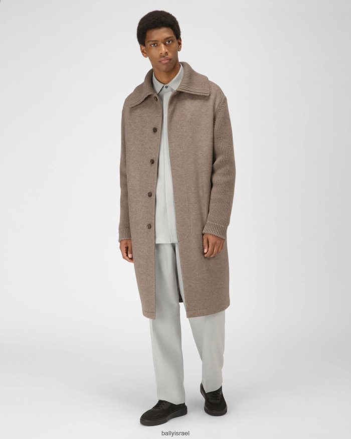 שָׁחוֹר Bally נעלי ספורט מבד סריג מאקי גברים הַנעָלָה AS12D1111