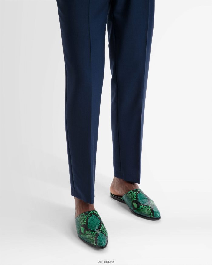 ירוק Bally נעלי גימן גברים הַנעָלָה AS12D1114