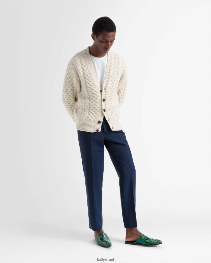 ירוק Bally נעלי גימן גברים הַנעָלָה AS12D1114