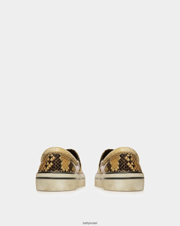 חום Bally נעלי ספורט של סנטה אנה גברים הַנעָלָה AS12D1121