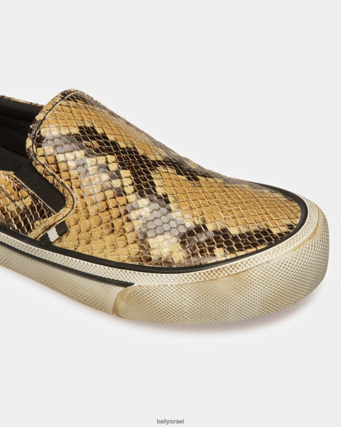 חום Bally נעלי ספורט של סנטה אנה גברים הַנעָלָה AS12D1121