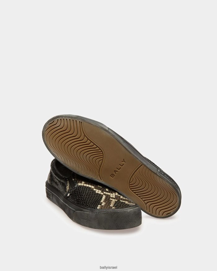 שָׁחוֹר Bally נעלי ספורט של סנטה אנה גברים הַנעָלָה AS12D1126