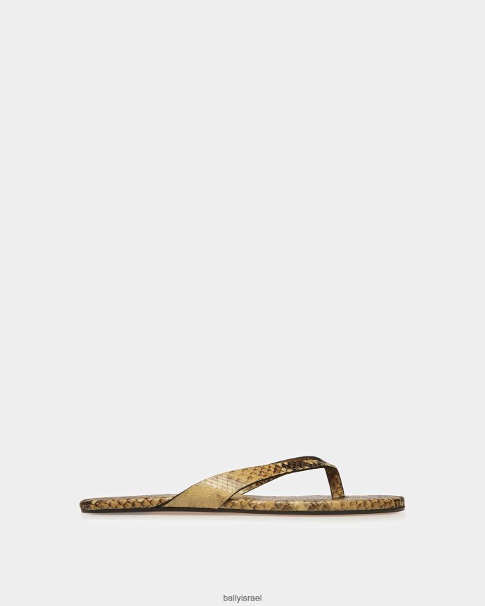 חום Bally סנדלי חוטיני סן פרננדו גברים הַנעָלָה AS12D1127