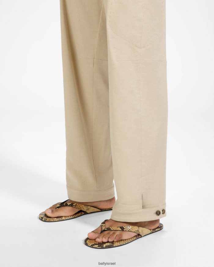 חום Bally סנדלי חוטיני סן פרננדו גברים הַנעָלָה AS12D1127