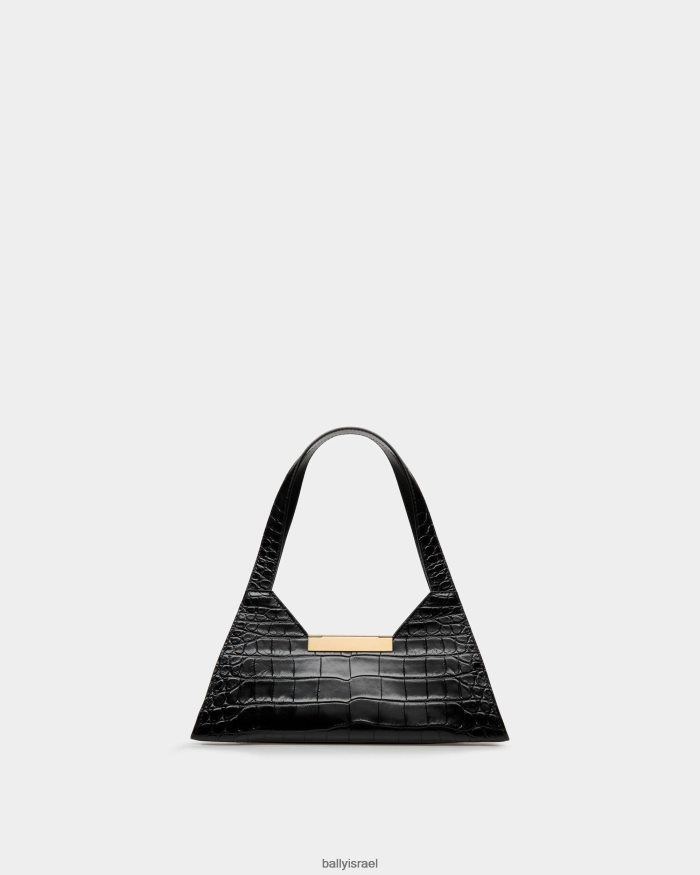 שָׁחוֹר Bally תיק כתף קטן טרילינטי מעור נשים אביזרים AS12D112