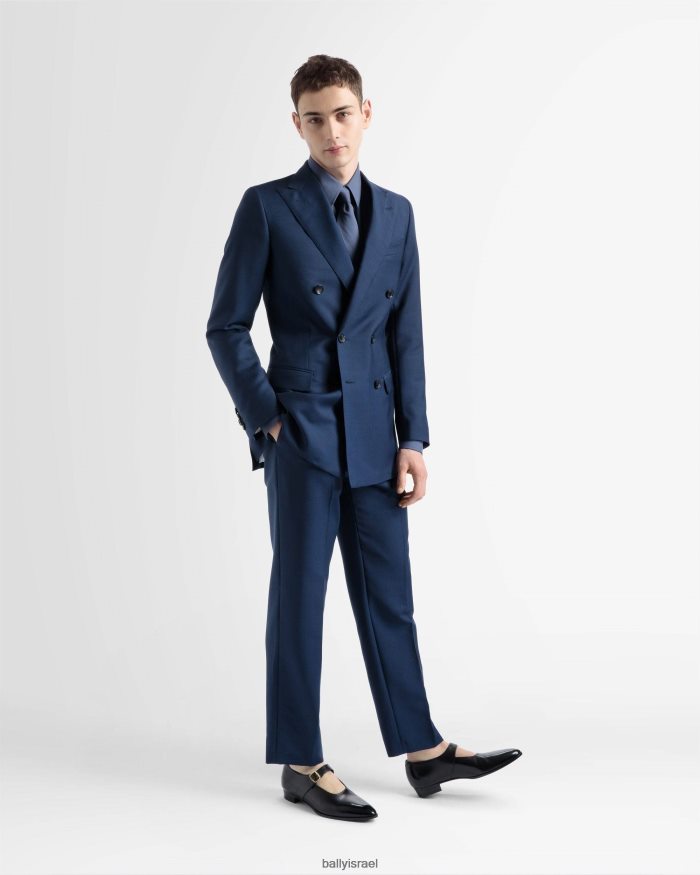 כְּחוֹל Bally עניבת משי גברים אביזרים AS12D1132