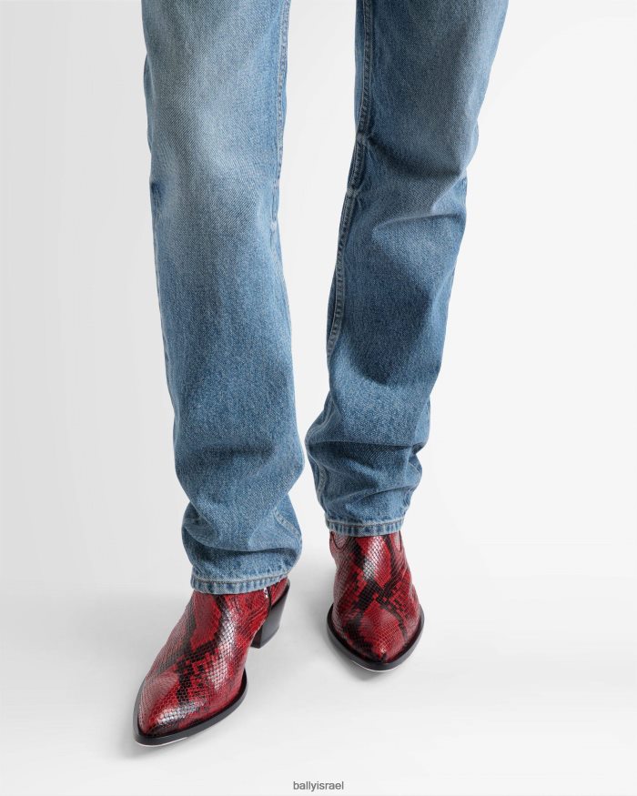 אָדוֹם Bally נעלי גיימן גברים הַנעָלָה AS12D1136