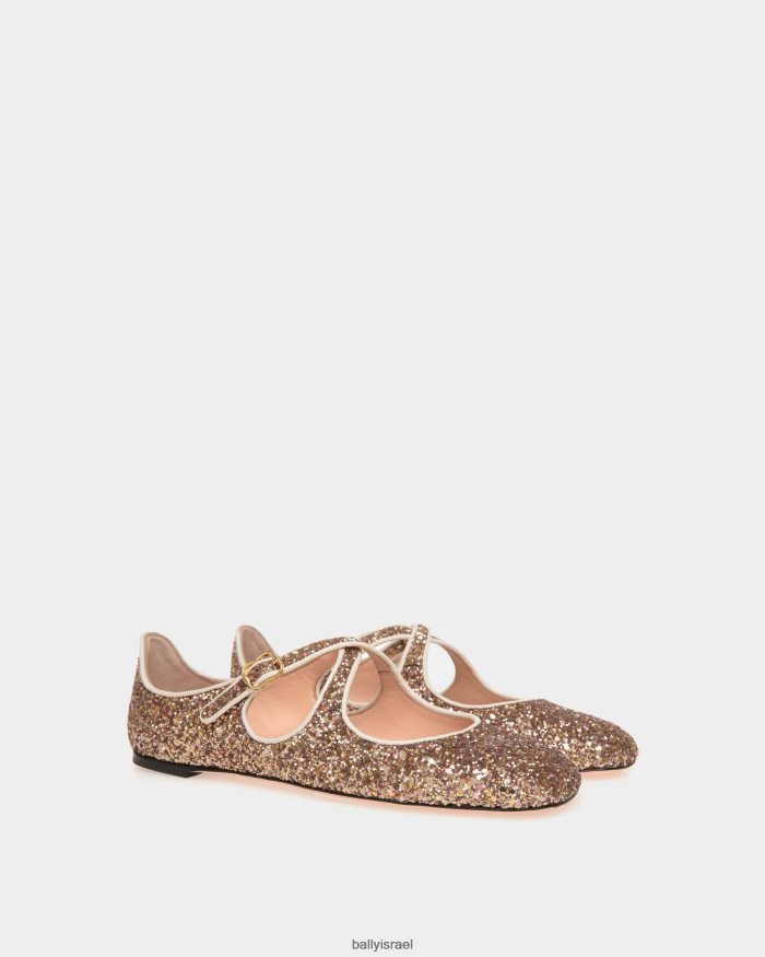 חום Bally בלרינה שטוחה נשים הַנעָלָה AS12D148