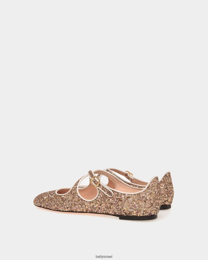 חום Bally בלרינה שטוחה נשים הַנעָלָה AS12D148