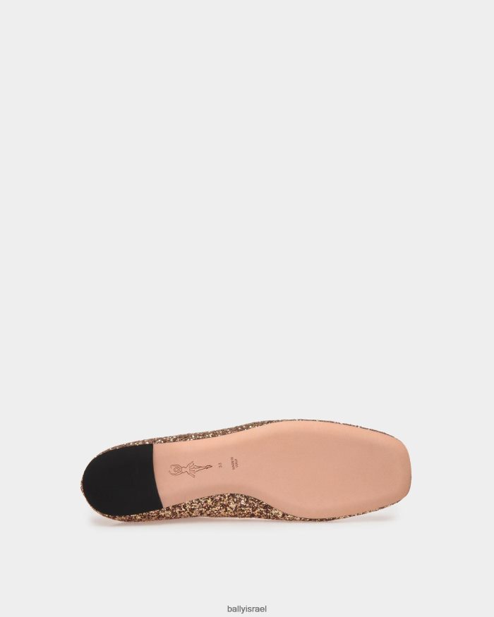 חום Bally בלרינה שטוחה נשים הַנעָלָה AS12D148