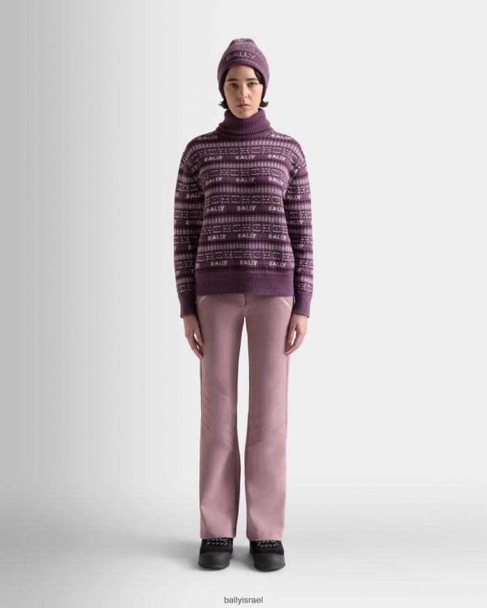 סָגוֹל Bally סוודר עם צווארון גולף נשים הַלבָּשָׁה AS12D168