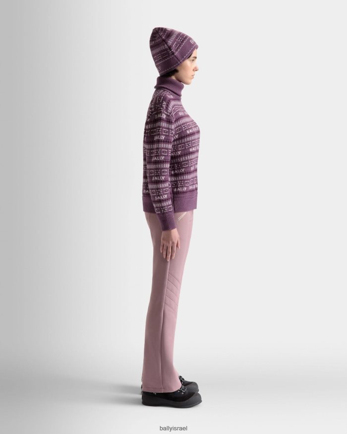 סָגוֹל Bally סוודר עם צווארון גולף נשים הַלבָּשָׁה AS12D168