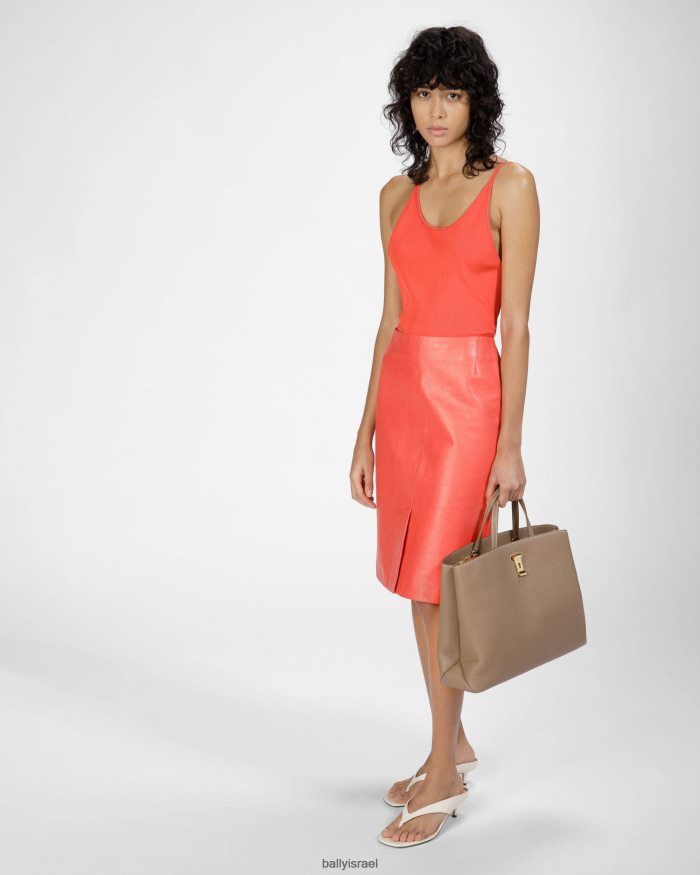 בז' Bally תנעל לי תיק נשים אביזרים AS12D16