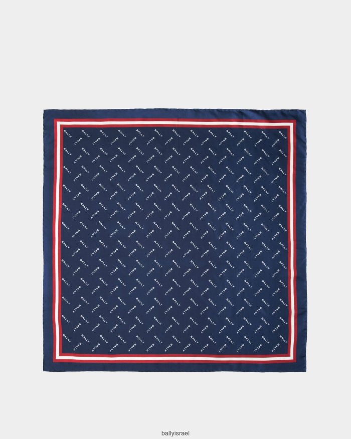 כְּחוֹל Bally משי צעיף נשים אביזרים AS12D179