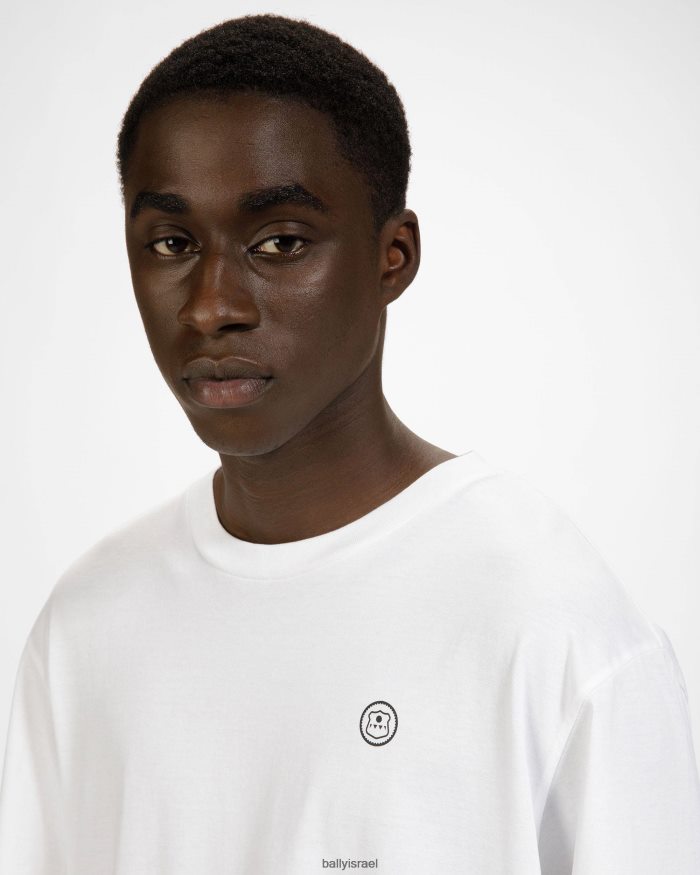 סַסגוֹנִיוּת Bally חולצת טי שירט לוגו חותמת גברים הַלבָּשָׁה AS12D208