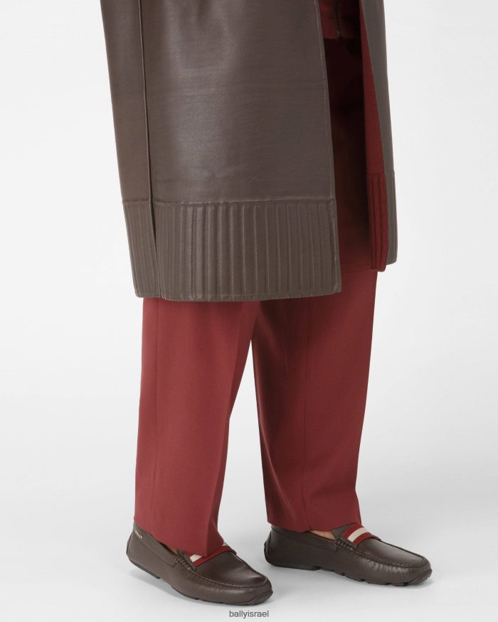 חום Bally נהגים מעור פניס גברים הַנעָלָה AS12D251