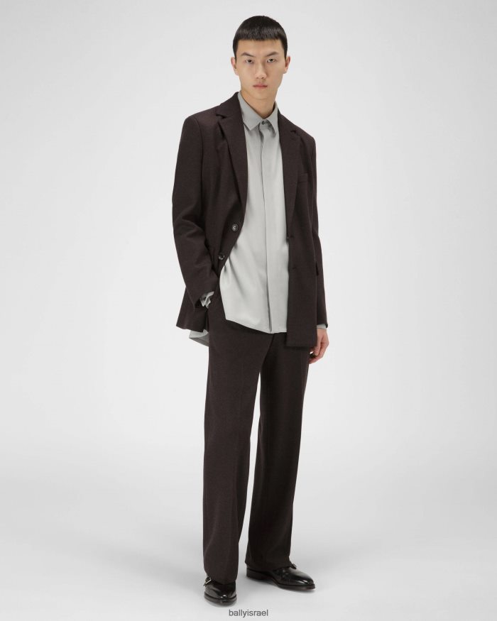 שָׁחוֹר Bally עור סופר נובו לופרס גברים הַנעָלָה AS12D275