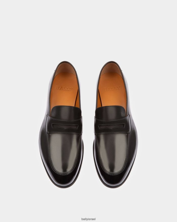 חום Bally מכנסי עור רשת גברים הַנעָלָה AS12D291