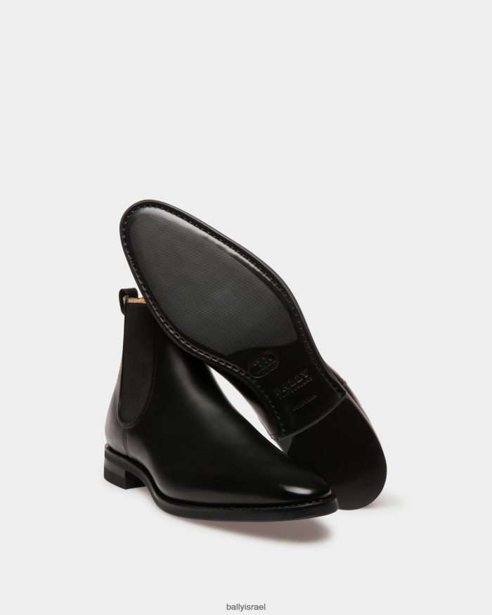 שָׁחוֹר Bally סופר נובו נעלי עור גברים הַנעָלָה AS12D321