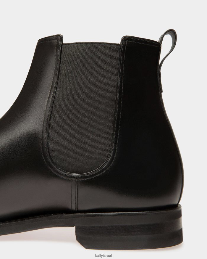 שָׁחוֹר Bally סופר נובו נעלי עור גברים הַנעָלָה AS12D321