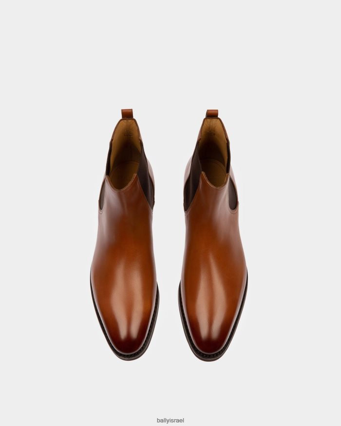 חום Bally סופר נובו נעלי עור גברים הַנעָלָה AS12D331