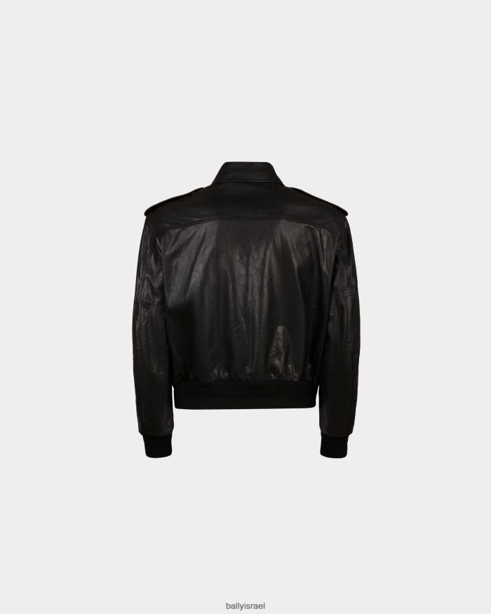 שָׁחוֹר Bally עור בלוסון גברים הַלבָּשָׁה AS12D356