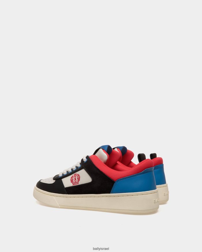 סַסגוֹנִיוּת Bally להעלות עור נעלי ספורט גברים הַנעָלָה AS12D365