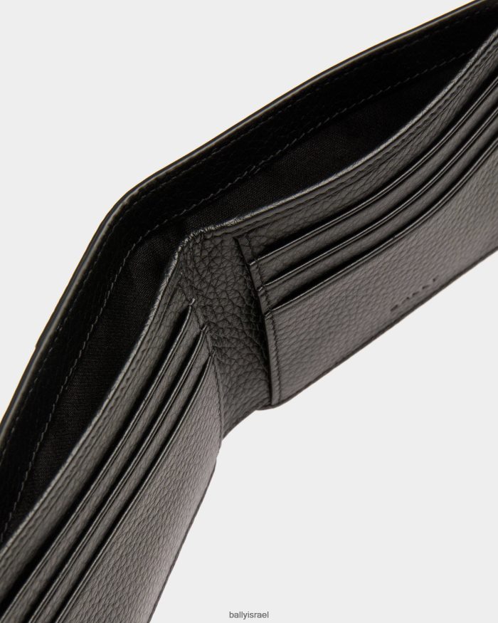 שָׁחוֹר Bally ארנק סרט מעור גברים אביזרים AS12D383