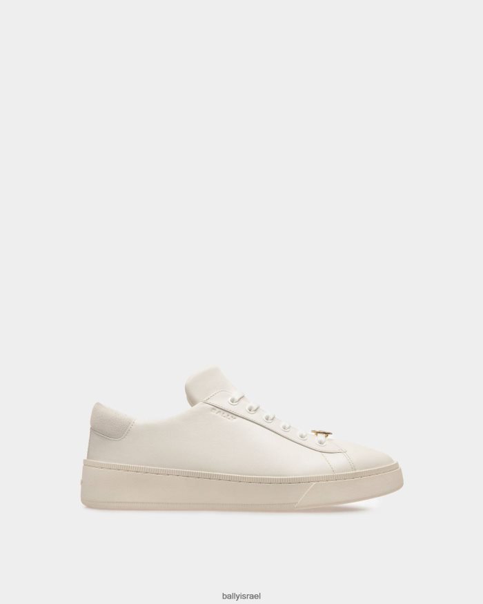 לבן Bally להעלות נעלי ספורט עור גברים הַנעָלָה AS12D388
