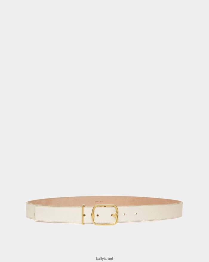 לבן Bally חגורת סמל נשים אביזרים AS12D39