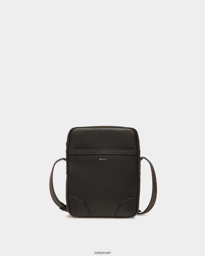 שָׁחוֹר Bally תיק קרוסבודי סרט מעור גברים אביזרים AS12D390