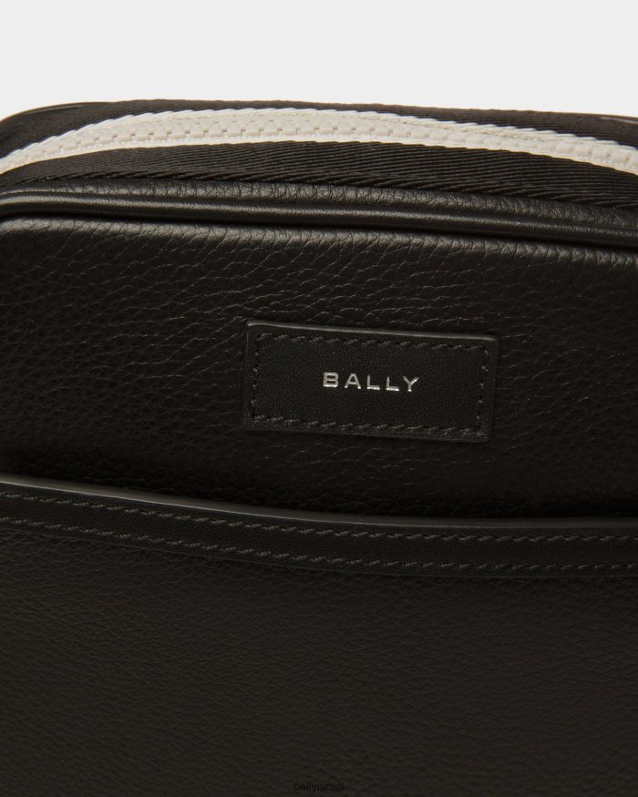 שָׁחוֹר Bally תיק קרוסבודי סרט מעור גברים אביזרים AS12D390