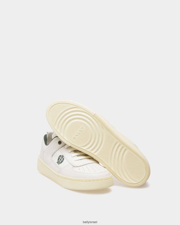 לבן Bally להעלות נעלי ספורט עור גברים הַנעָלָה AS12D392