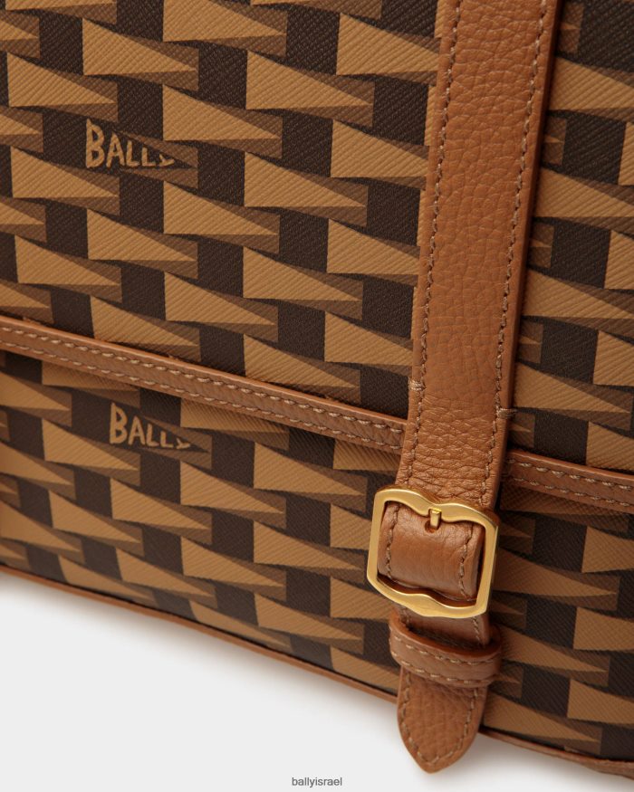 חום Bally תיק שליח דגלון גברים אביזרים AS12D397