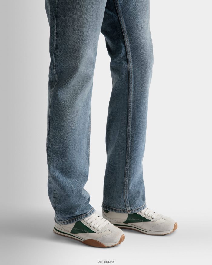 לבן Bally נעלי ספורט סאסקס גברים הַנעָלָה AS12D400