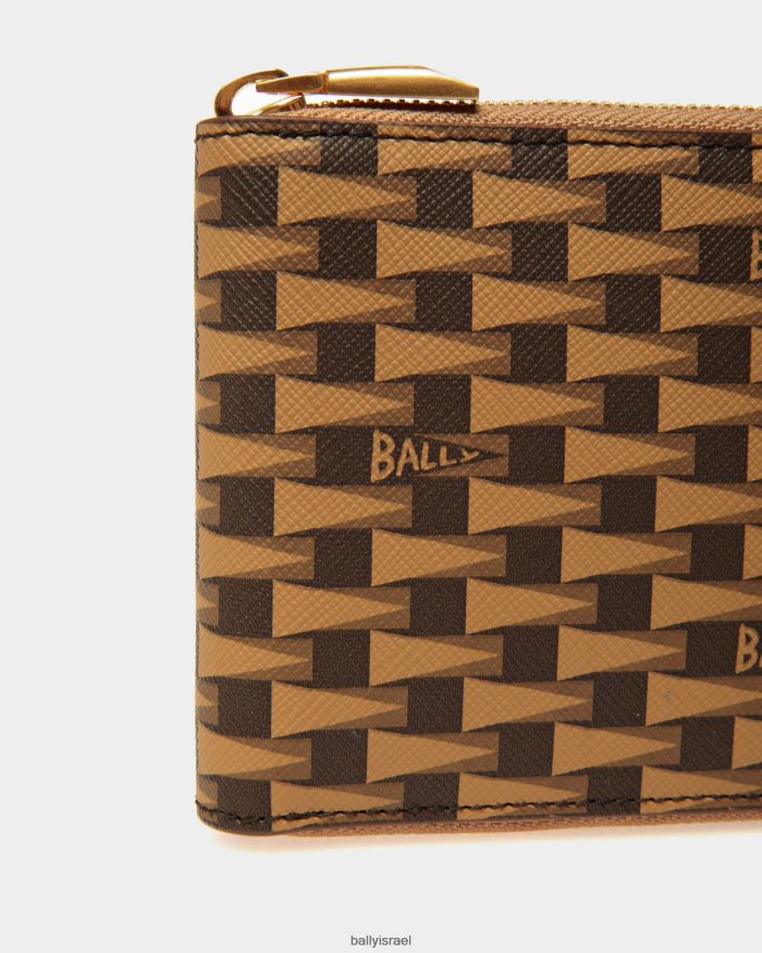 חום Bally ארנק מטבעות דגלונים גברים אביזרים AS12D401