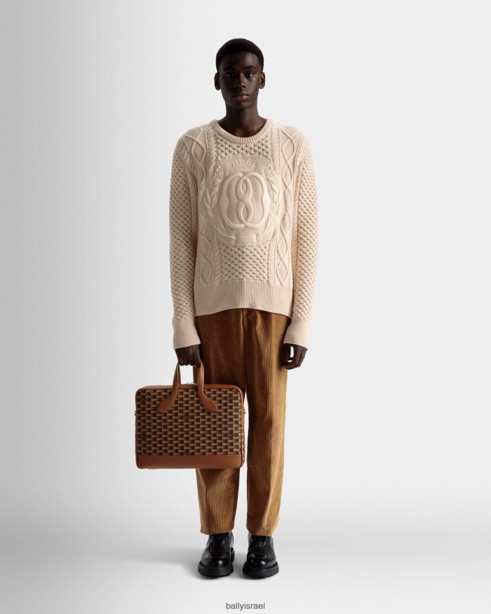 חום Bally תיק דגלונים גברים אביזרים AS12D402