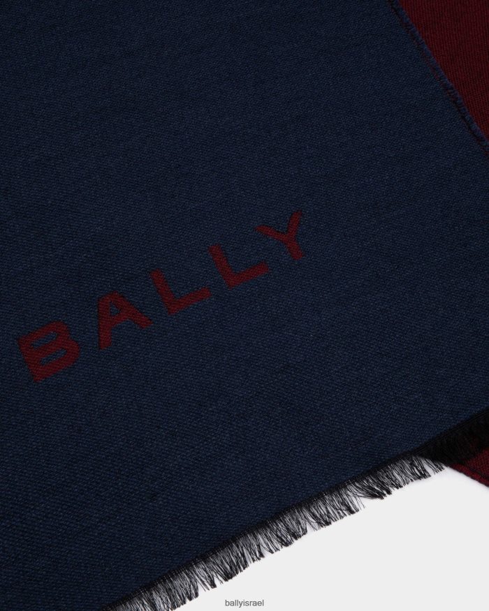 כְּחוֹל Bally צמר צעיף גברים אביזרים AS12D404