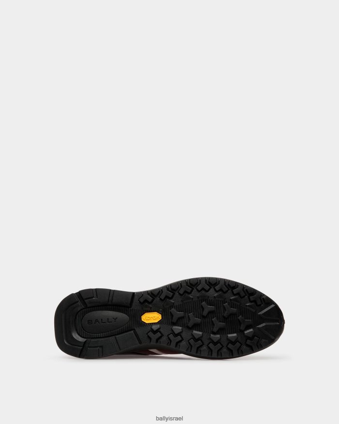 שָׁחוֹר Bally עור סניקרס מתאר גברים הַנעָלָה AS12D410